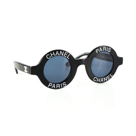 vintage chanel round sunglasses